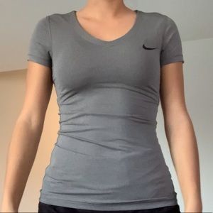 Gray Nike Top